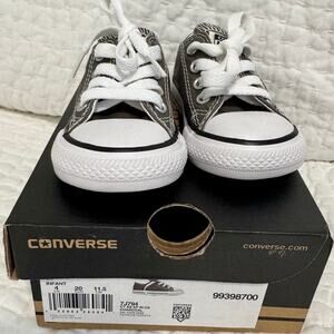 Converse Toddler Chuck Taylor All Star Infant Charcoal NWB Size 4